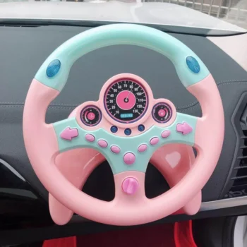 Steering Wheel Toy with Lights, Sounds & Music - Baby Learning
