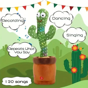 Dancing Talking Cactus Toy Repeats & Sings Playtime Sunny Cactus Up Plus