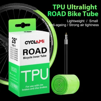 Bike Inner Tube TPU Ultralight 30g, 700C Road, French Valve 45–85mm