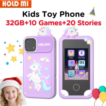 Smart Phone Toy for Kids: 20 Stories & 10 Games, Unicorn Fun