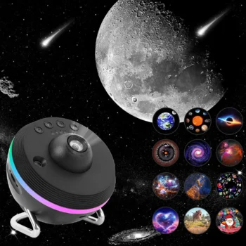 Planetarium Projector Night Light, 360° Rotary 4K Star Glow