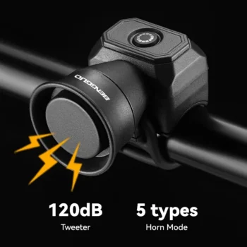 Waterproof Electric Bike Bell with USB Charging—All-Weather Horn