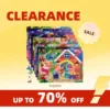 Clearance_60PCS Wooden Jigsaw Color 3D Puzzle Cartoon Characters Animal Early Educational Learning Logical Thinking Focus Puzzle
