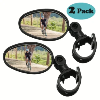 Bike Mirror 360° Adjustable Rotating Handlebar Rear View for Cycling