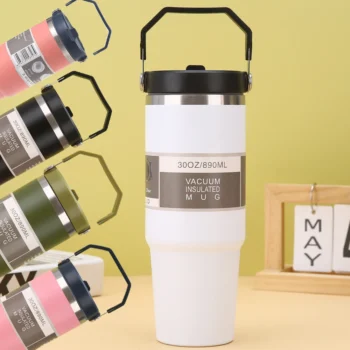 8-Pack 16oz Frosted & Clear Glass Sublimation Tumblers with Bamboo Lids