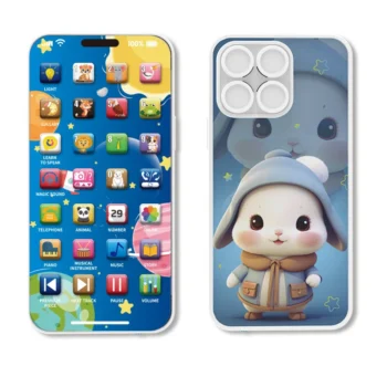 Baby Phone Toy Multifunctional Sound Machine USB Educational Learning Mobile