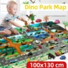 Kids Playmat Waterproof Non-Toxic Educational Rug for Toddlers - Dino
