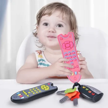 Educational Toy Music Phone Remote Car Keys Teach Numbers & English