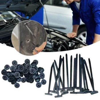 Self-locking Nylon Universal Cable Tie Buckle 100/50/20PCS Plastic Fixed Strap Iron Cable Gap Car Instrument Zip Ties