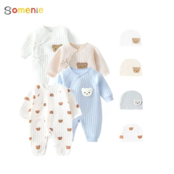 Baby Bodysuit Thick Cotton Warm Winter Onesie 0-6M