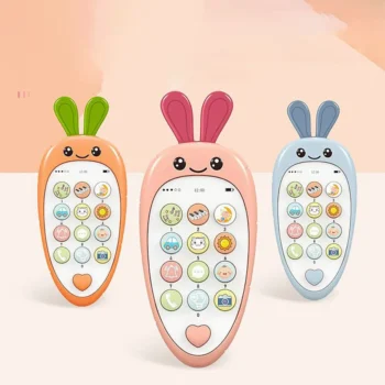 Phone Toy Music Sound Simulation with Teether for Sleepy Kids