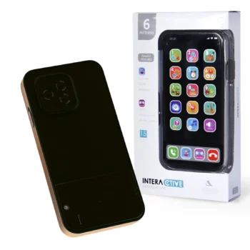 Kids Toy Phone Touch Screen Lights & Music Boosts Early Learning