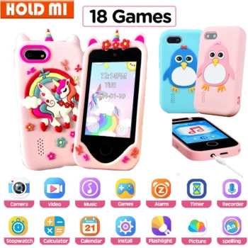 Educational Phone Toy 18 Games Selfie Camera Musical Learning 32GB