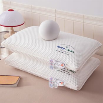 1/2pcs Breathable Neck Support Pillow with High Elasticity and NonCollapse, 3D Coolling Pillows for Sleeping, High Quality Pillow Core for Side, Back, and Stomach Sleepers, Home Bedding Pillow, 100% Polyester Cover & Fill, Machine Washable, Suitable for Living Room, Bedroom, Home Decor, Hotels, Holiday Gifts, 74x48x14cm