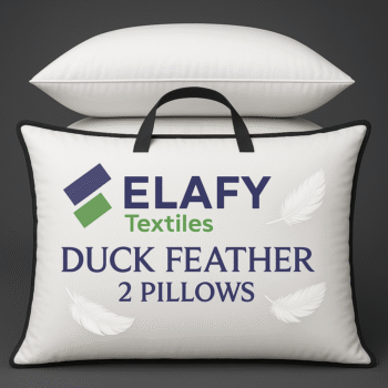 Duck Feather & Down Pillows Extra Filled Hotel Quality 100% Soft Luxury Microfiber Pack of 1or 2 & 4