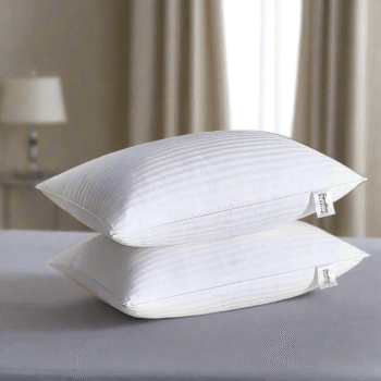 Hotel Quality Stripe Pillows Soft Support Bounce Hollowfibre Pillow Pack of 2 &4