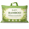 Memory Foam Bamboo Pillow Premium Firm Neck Support and Foam Orthopaedic Hypoallergenic Shredded Bed Pillow PACK OF 1 AND 2 BAMBOO PILLOW.
