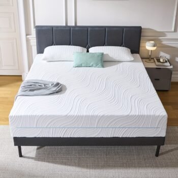 15/18/20cm Double Mattress, Memory Foam Mattress - Soft Comfortable Fabric Medium Softness For Optimal Body Support & Comfortable Sleep In Single, Small Double, Double Sizes
