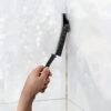 Shower Cleaning Brush for Bathrooms - a Long-Handled Scrubbing Brush Suitable for Use in Bathrooms, Kitchens, Toilets, And Outdoors, Featuring Stiff Bristles for Effective Cleaning, a Non-Electric Manual Cleaning Tool.