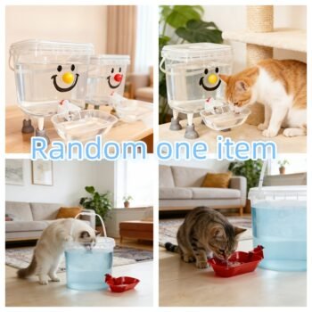 Pet Water Dispenser 3-Liter No-Battery—Easy Clean Dopamine Hydration