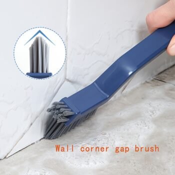 1pc/2pcs Bathroom Cleaning Brush Gap Brush Two-in-one Small Clip Clip Hair Window Cleaning Brush Kitchen Multi-function Gap Brush