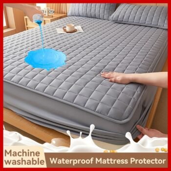1pc Multicolor Mattress Protector, No Pillowcase And Insert Included, Soft Comfort Solid Color Fitted Sheet Bedding Cover, Minimalist Breathable Bedspread Suitable For Bedroom And Guest Room, Reusable Underpads