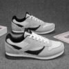 Low-Top Sneakers Breathable Anti-Slip Cushioning for Comfort, Lace-Up
