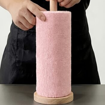 1 Roll (4m Length) Reusable Cleaning Cloths Suitable, Wet Wipes, Dish Towels - Washable & Reusable Wet Wipes with Perforated Tear-Off Sheets,, Multipurpose Cloth for Dishes, Spills, Household Cleaning