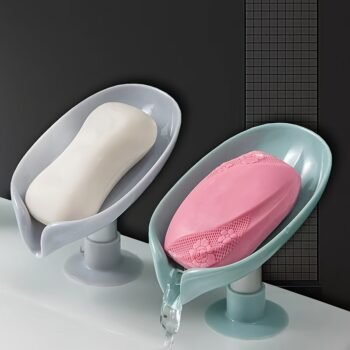 1pc of Soap Dish with Suction Cup, No Drilling Required, Creative Draining Rack That Prevents Water Accumulation for Home Storage