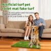 Dog Grass Mat - Reusable 2cm Blades, Non-Slip Odor Control, Easy Clean