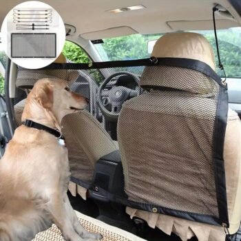Dog Car Front Seat Safety Net Barrier Stops Front-Seat Escapes